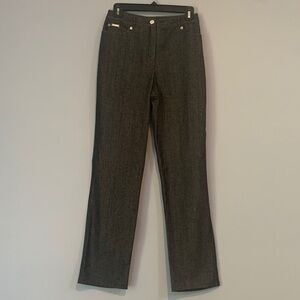St. John Sport by Marie Gray Black Straight Leg Jeans